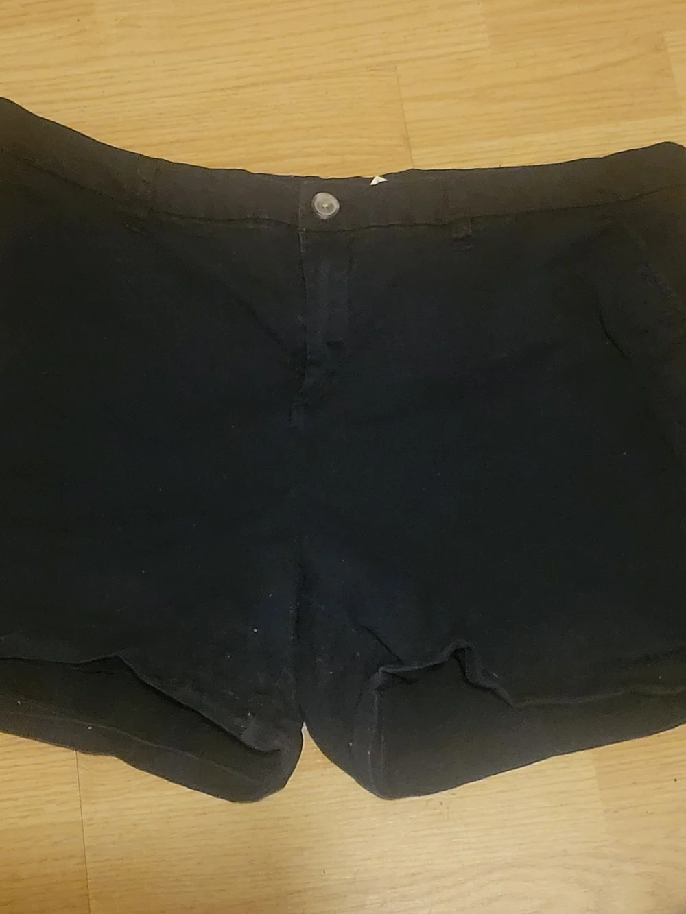 Faded Glory High-Waist Black Women's Shorts